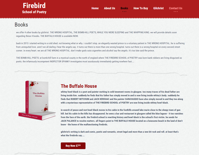 Website for Publishing House